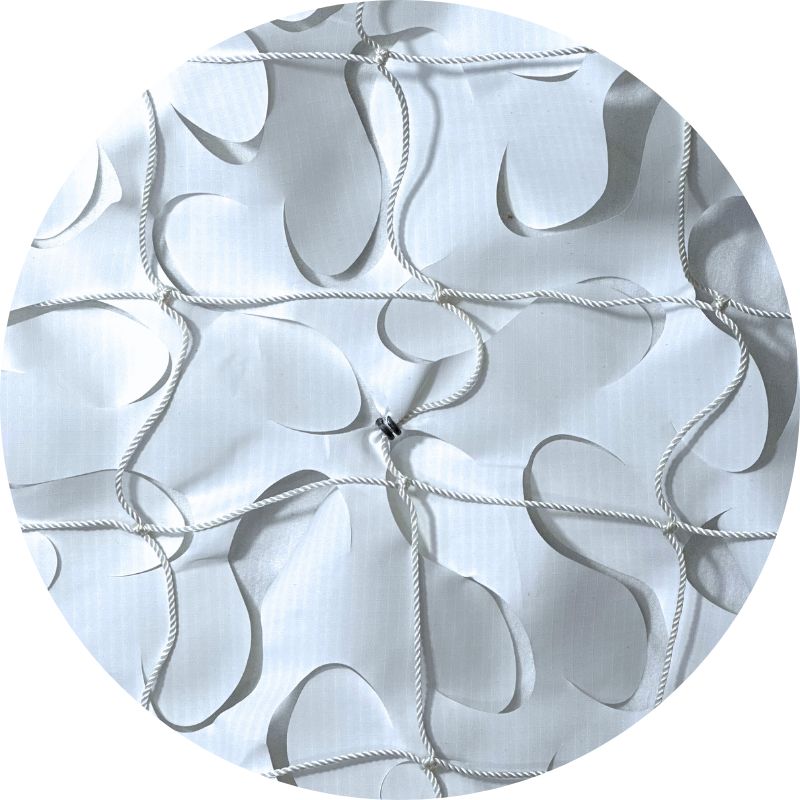 Filet de camouflage renforcé blanc