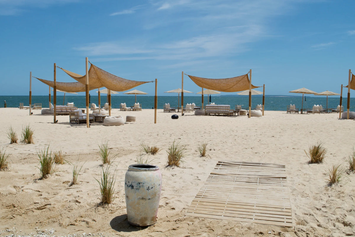 Voile d'ombrage en fibre de coco naturelle