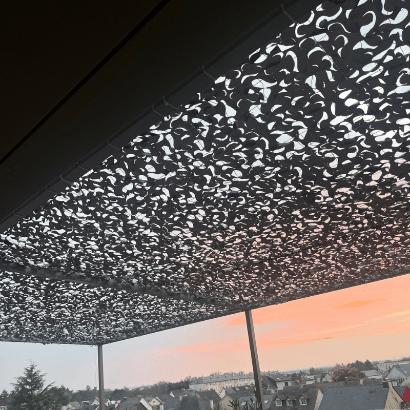 Filet de camouflage renforcé gris