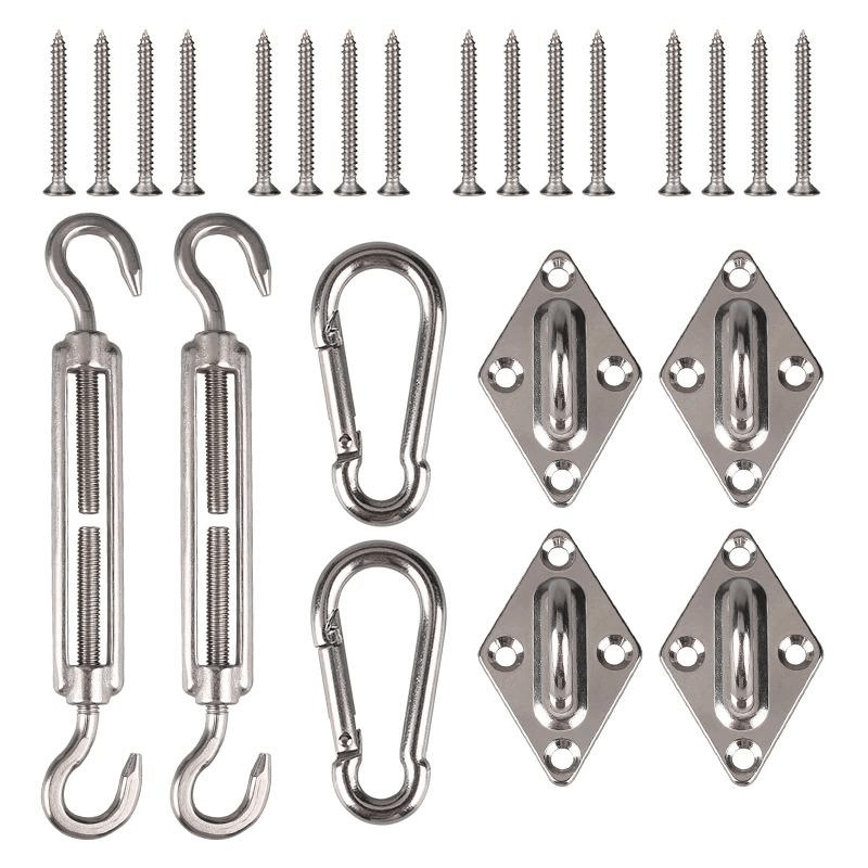 kit fixation voile d'ombrage