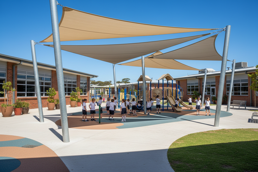 voile d'ombrage pour école