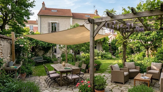 Voile d'ombrage ou pergola