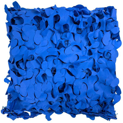 Filet de camouflage triangulaire bleu