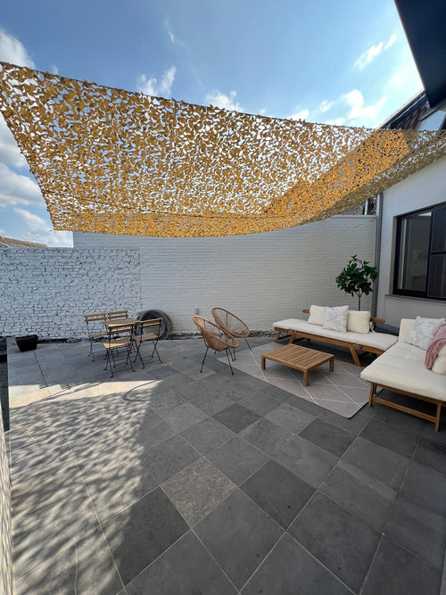 Filet de camouflage renforcé ignifugé