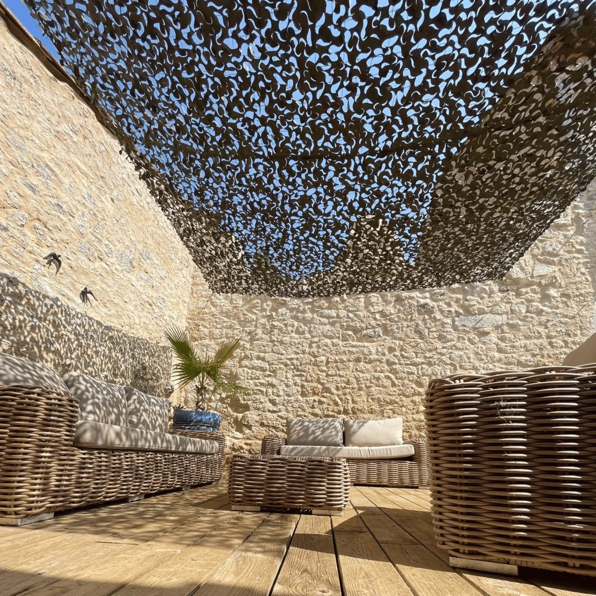 Filet de camouflage renforcé militaire
