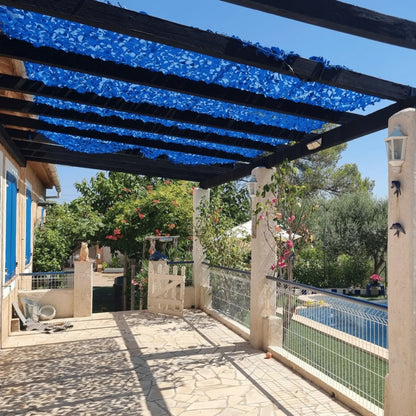 Filet de camouflage renforcé bleu