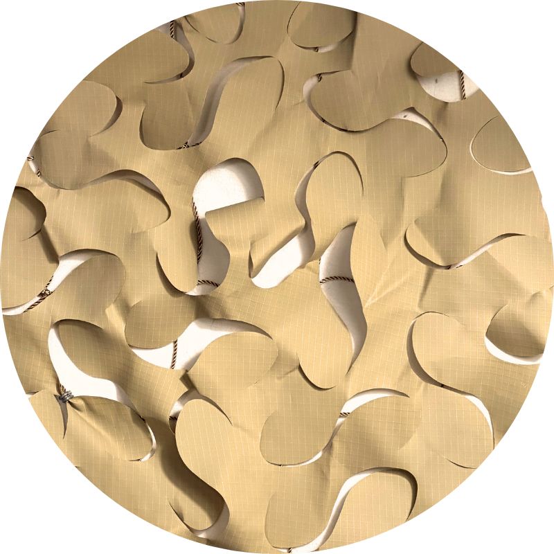 filet camouflage beige