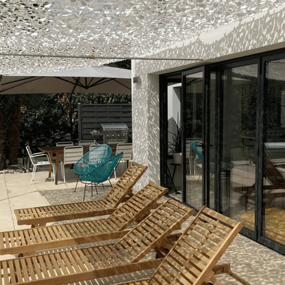 Filet de camouflage renforcé blanc

