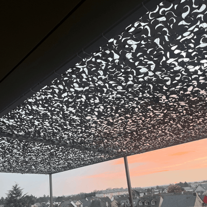 Filet de camouflage renforcé gris
