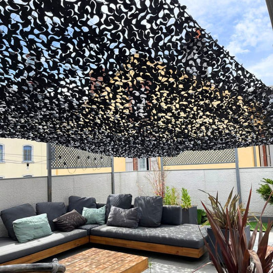 filet de camouflage noir​