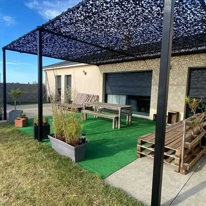 filet de camouflage renforcé noir​