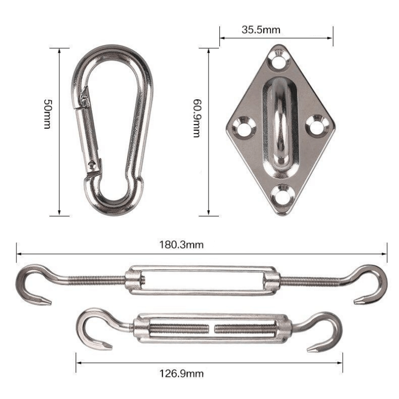 kit voile d'ombrage​

