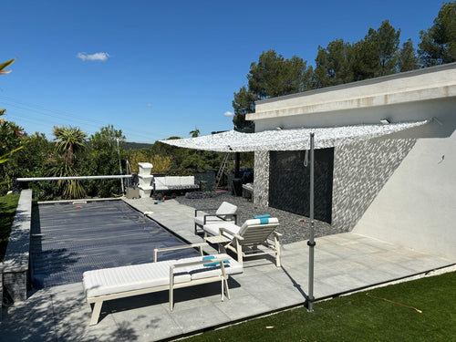 poteau pour voile d'ombrage